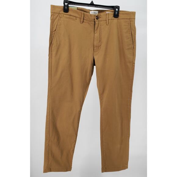 Goodfellow & Co Mens 38x30 Skinny Hennepin Chino Stretch Brown New - Picture 1 of 8